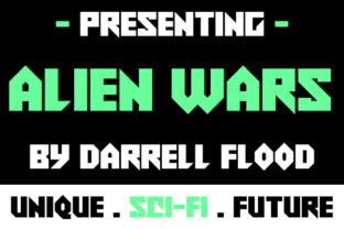 Alien Wars Font for Sci-Fi Branding and Space-Themed Design