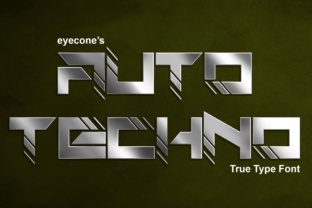 Auto Techno: A Display Font for Bold Digital Branding