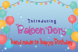 Baloon Dory: A Playful Display Font for Campaign Creativity
