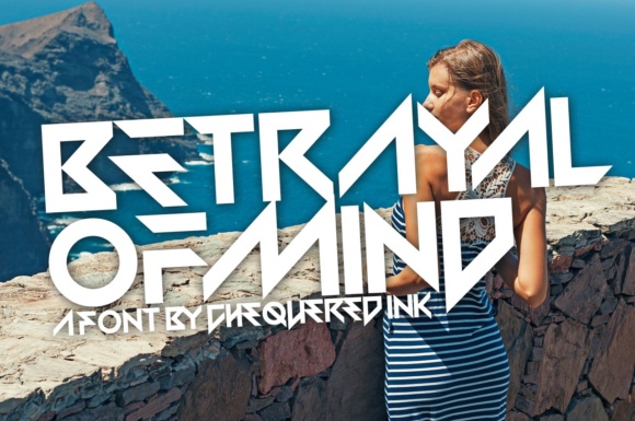 Betrayal of Mind Techno Font for Crafters & Sellers