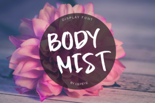Body Mist: A Versatile Brush Font for Modern Digital Branding