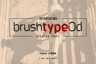 Brushtype Od: A Versatile Display Font for Creative Branding