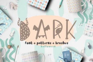 Dark Font: Playful Halloween Display Fonts for Makers