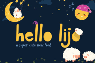 Hello Lijo: A Whimsical Display Font for Creative Projects