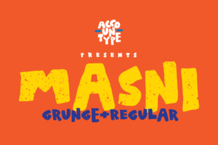 Masni: A Bold Display Font for Editorial Design and Branding