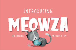 Meowza Font for Playful, Kid-Inspired Branding