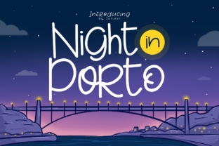 Night in Porto Display Font for Playful, Cheerful Branding