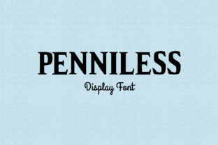 Penniless Display Font for Modern Web Design