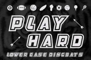 Play Hard: A Sportive Font for Bold Design