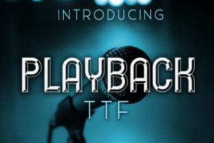 Playback: A 3D Retro Font That Elevates Your Brand