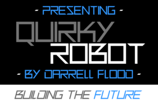 Quirky Robot Font for Modern Brand Identity