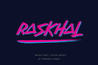 Raskhal: A Bold 80s-Inspired Display Font