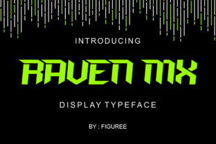Raven Mx Display Font for Bold Brand Impact