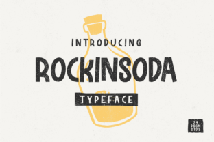 Rockinsoda: A Child-Like Handwritten Display Font for Editorial Charm