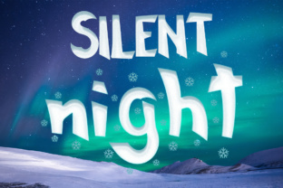 Silent Night: A Font for Winter-Themed Editorial Design