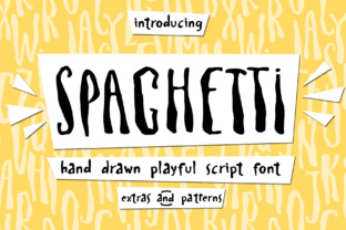 Spaghetti: A Playful Script Font for Editorial Design