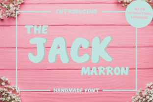 The Jack Marron Font for Handmade Charm & Commercial Appeal