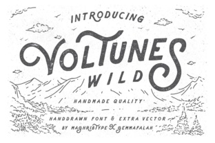 Voltunes: The Vintage Hand Lettered Font for Standout Digital Design